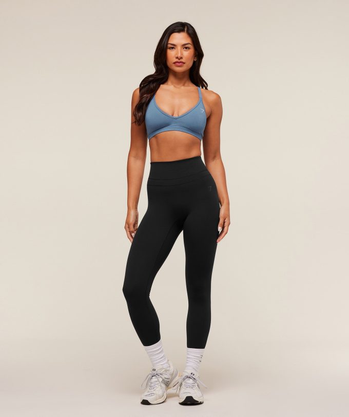 Cotton Blend Racerback Sports Bra