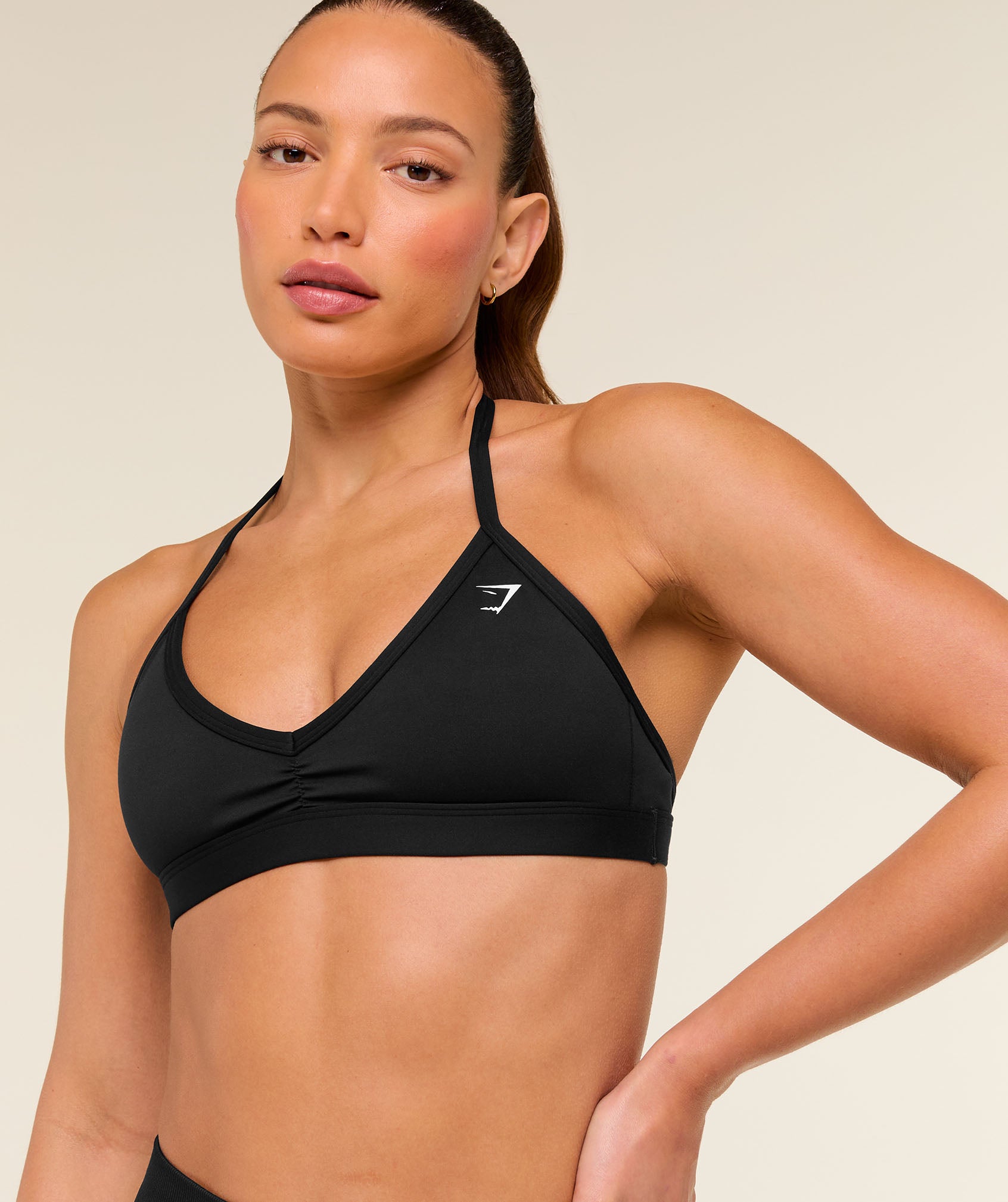Minimal Halterneck Sports Bra - Image 5