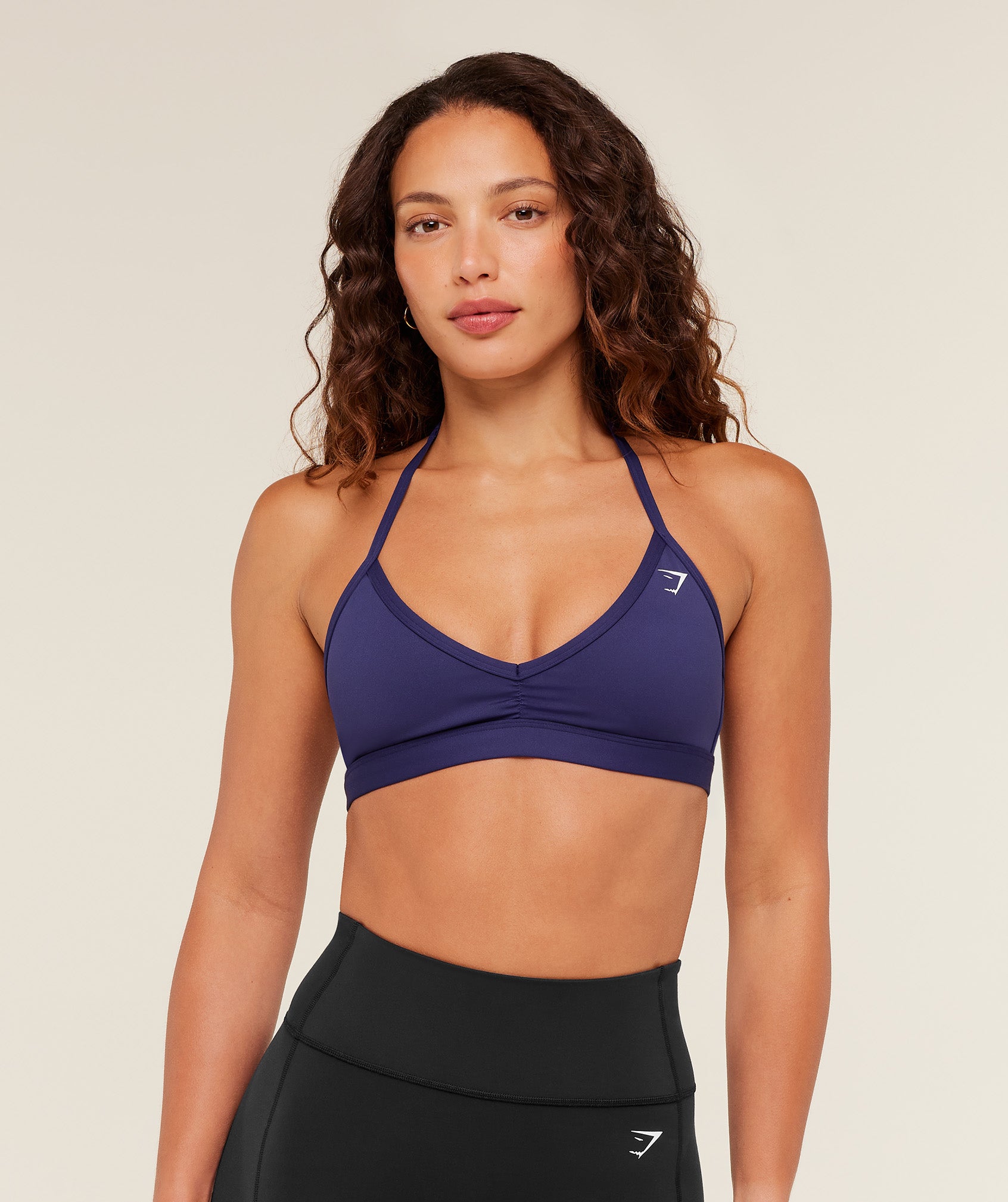 Minimal Halterneck Sports Bra - Image 7