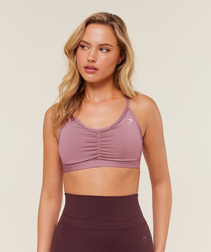 Ruched Sports Bra