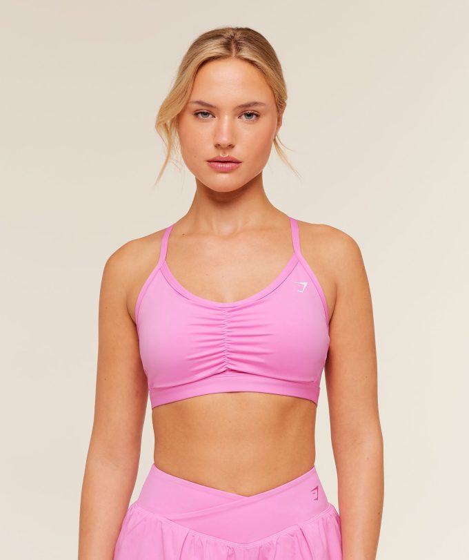 Ruched Sports Bra