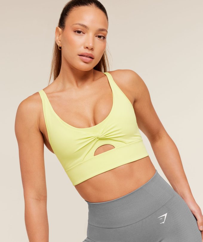 Twist Front Sports Bra