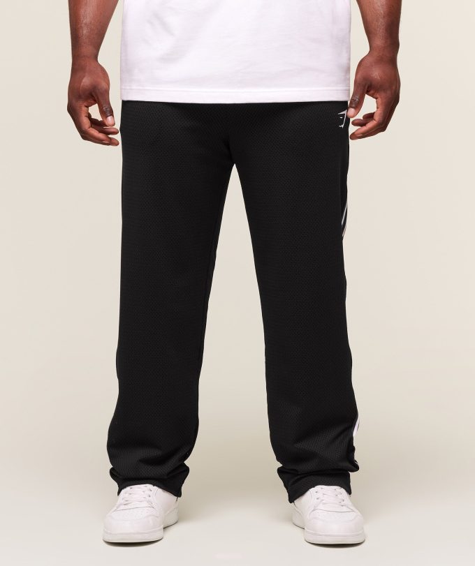 Mesh Straight Leg Pant