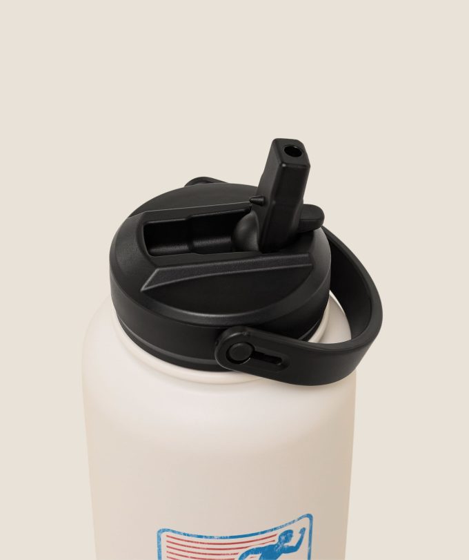 Run Club Graphic Metal 1L w Straw Bottle