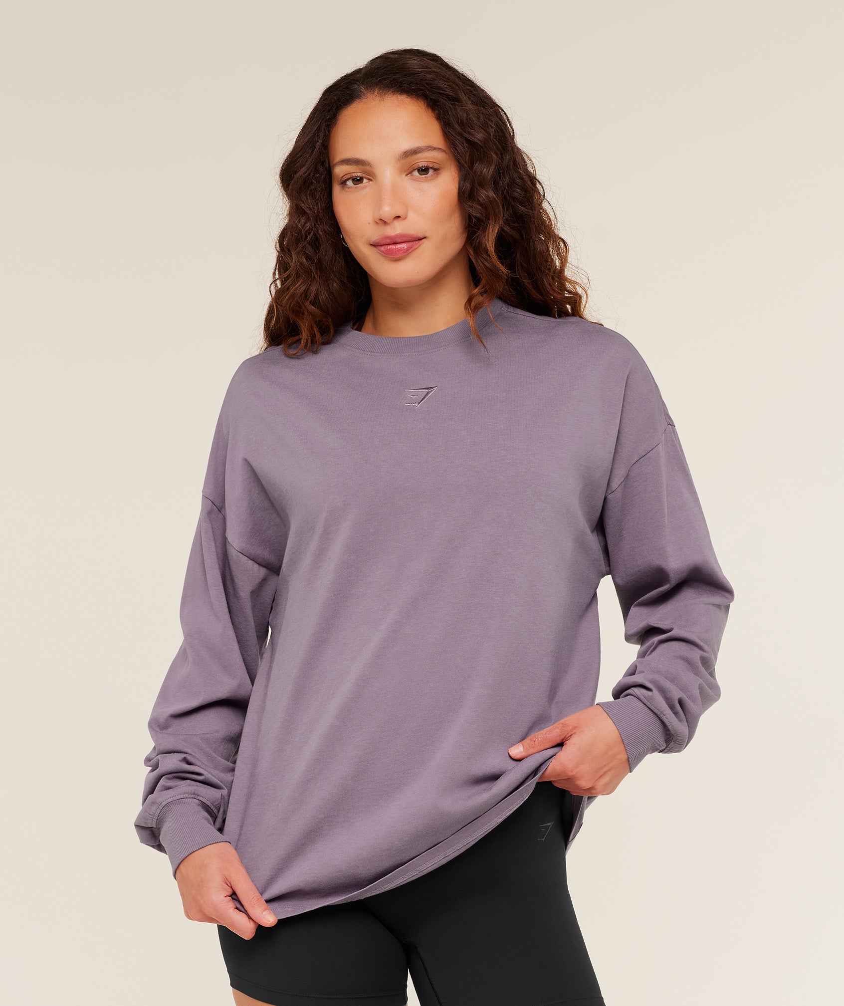 Power Washed Long Sleeve Top - Image 2