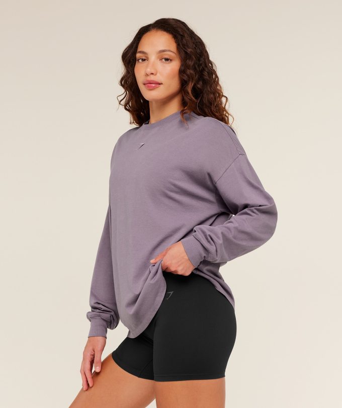 Power Washed Long Sleeve Top