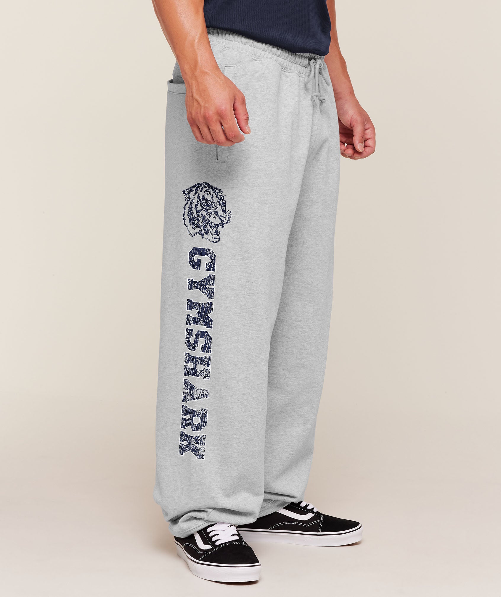 Retro Collegiate Graphic Wide Leg Pants - Image 4