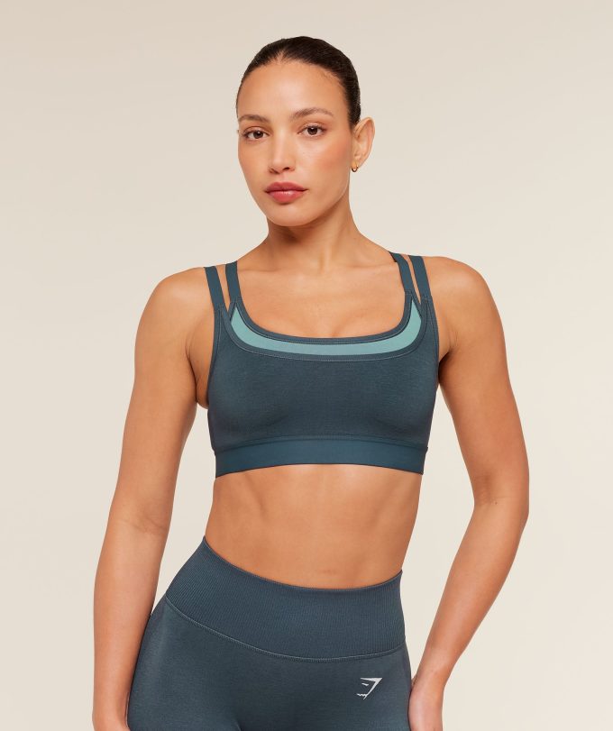 Interval Seamless Medium Support Sports Bra
