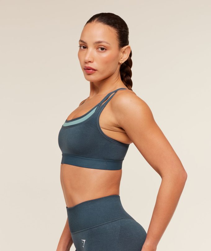 Interval Seamless Medium Support Sports Bra