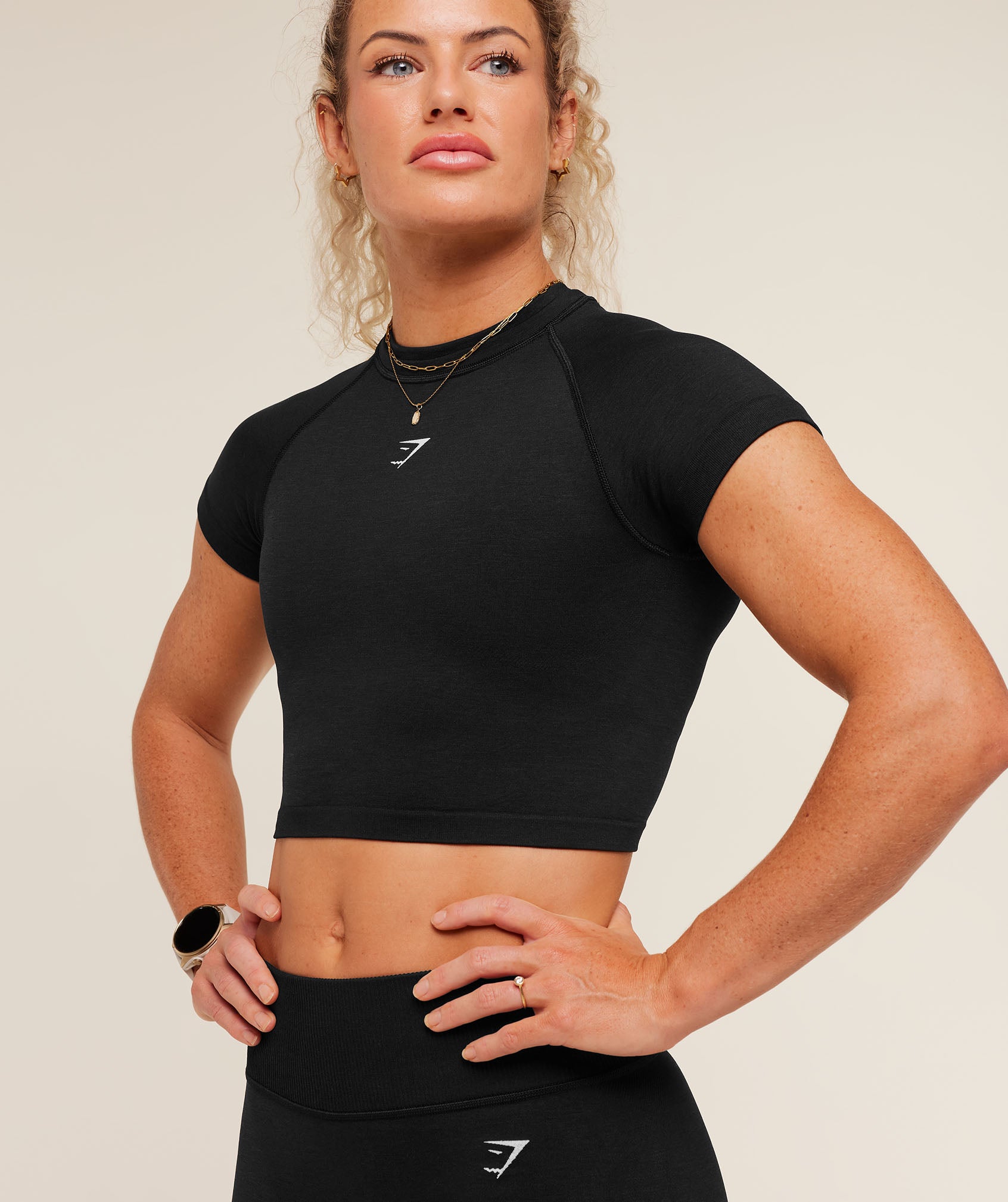 Interval Seamless Short Sleeve Crop Top - Image 6