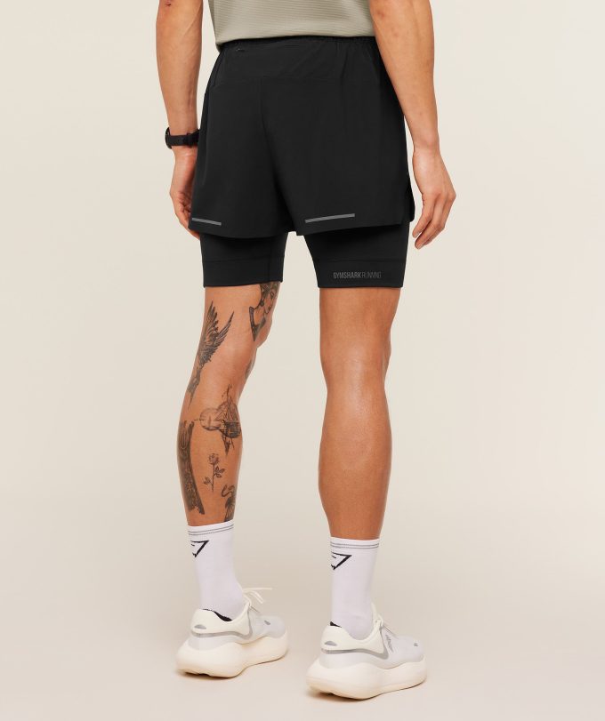 Running Elite 2 in 1 5" Shorts