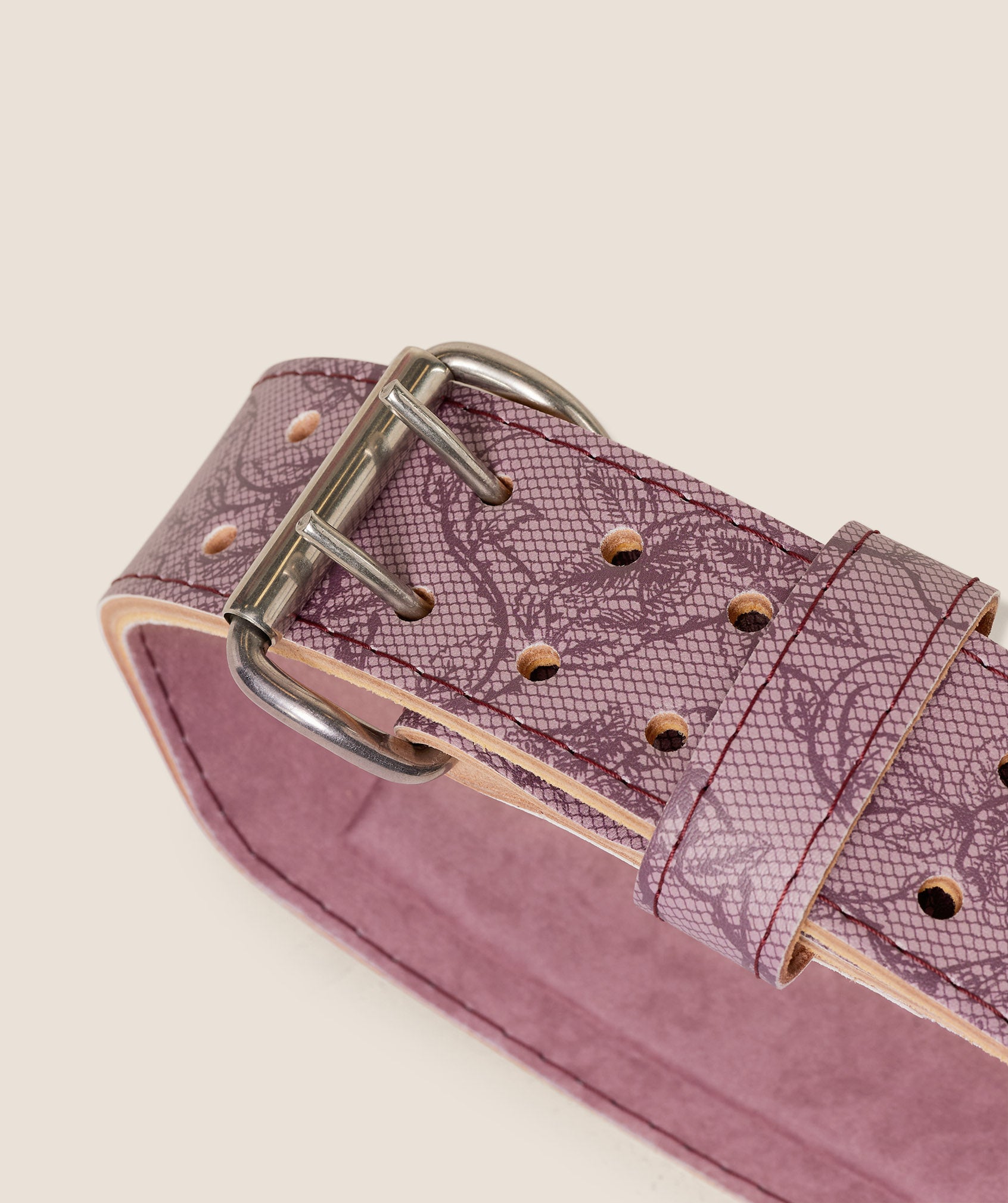 Lace Graphic Tapered Lifting Belt - Image 3