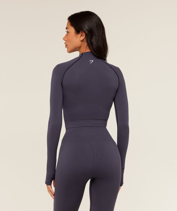 Vital Seamless Midi Zip 2.0 Pullover