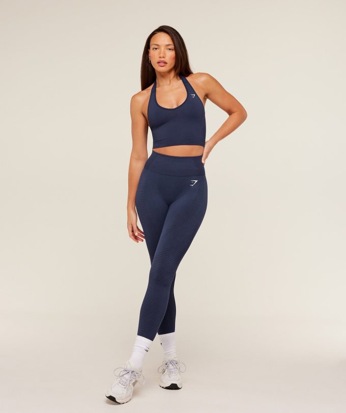 Vital Halter Neck Tank With Shelf
