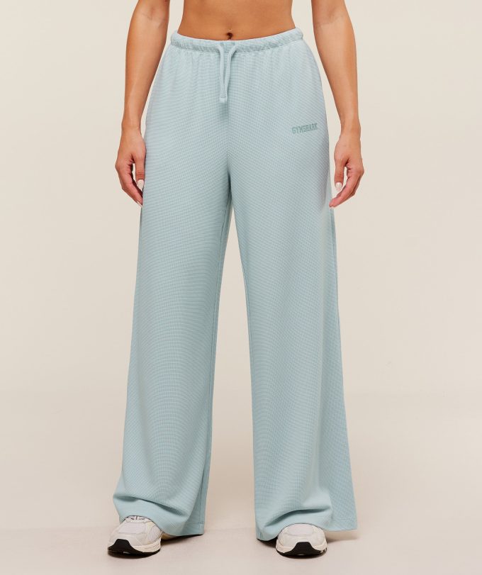 Waffle Wide Leg Pants