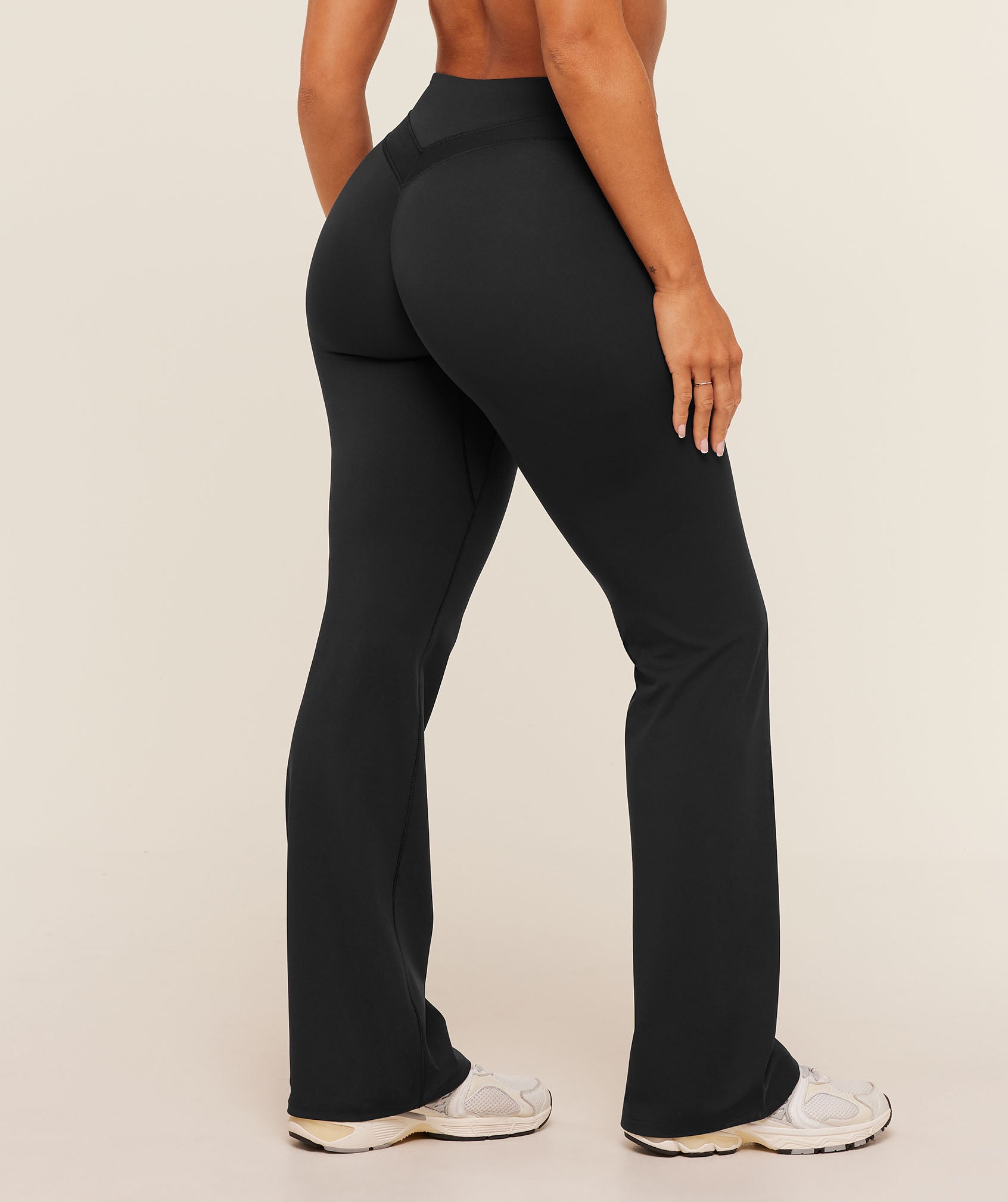 Whitney Mid-High Rise Flared Leggings - Image 3