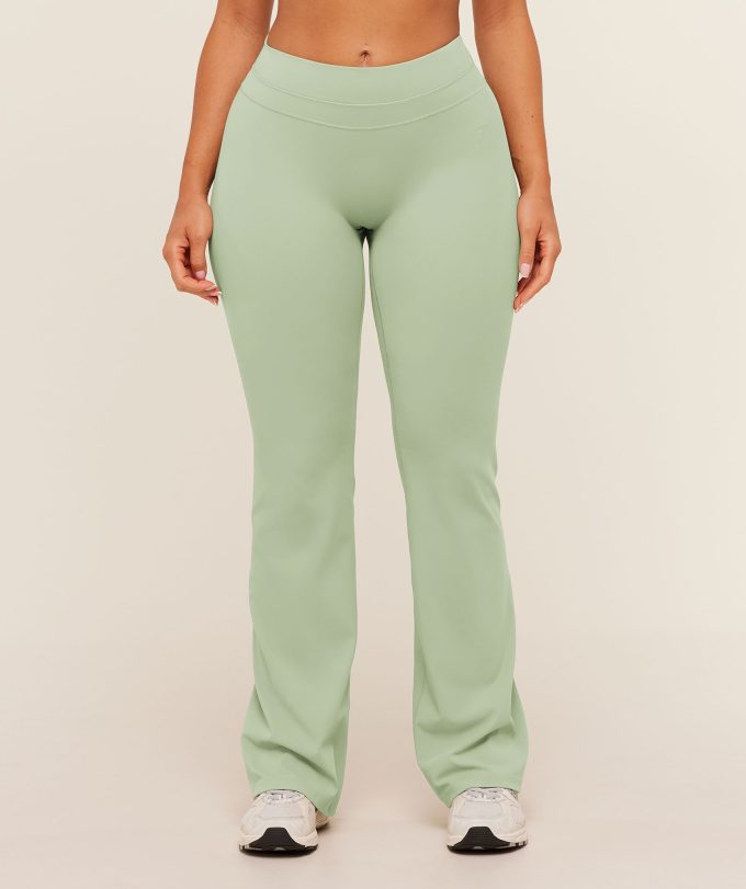 Whitney Mid-High Rise Flared Leggings