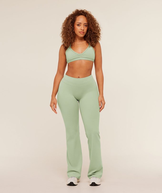 Whitney Mid-High Rise Flared Leggings